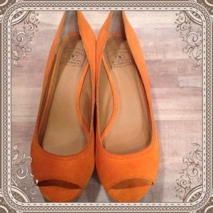 Lucky Brand Peep Toe Wedge